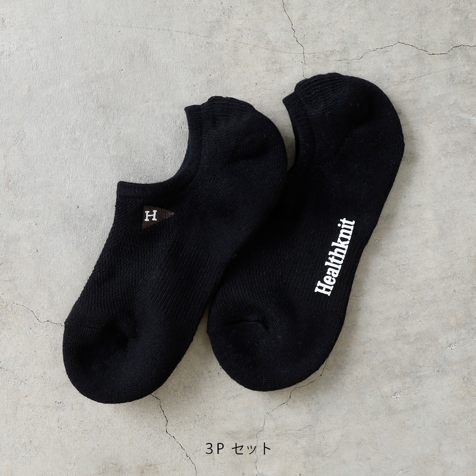 【HEALTHKNIT】PENNANT EMBROIDERY 3P SET SOX