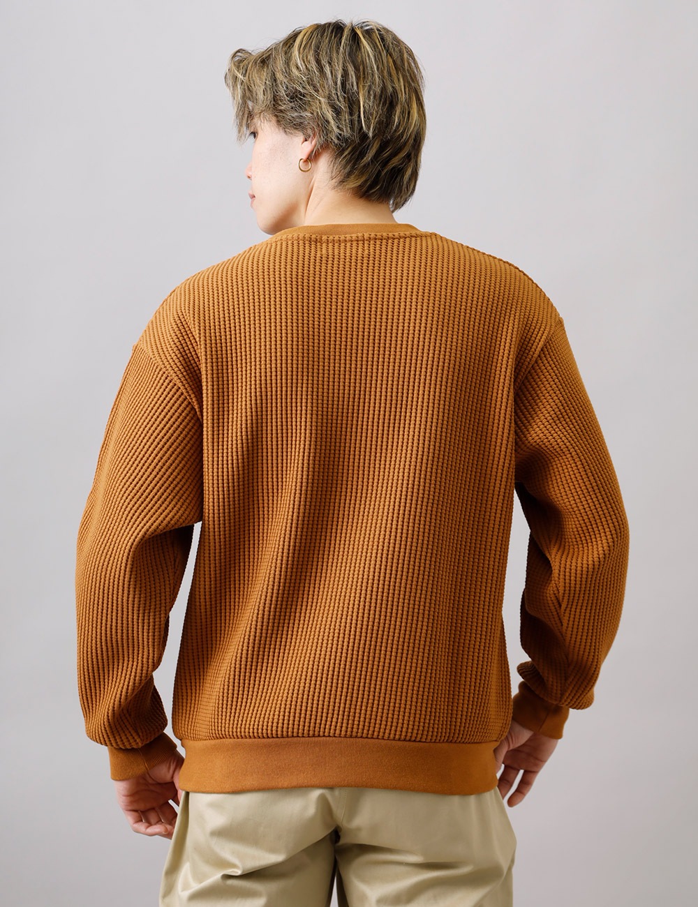 BLUEPORT（ブルーポート） ヘビーワッフル トレーナー