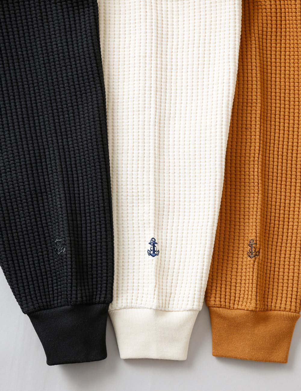 BLUEPORT（ブルーポート） ヘビーワッフル トレーナー