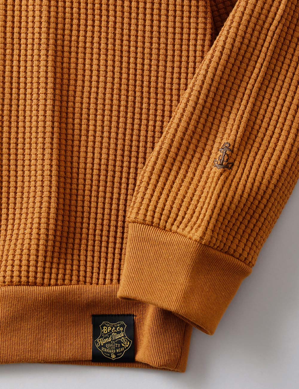 BLUEPORT（ブルーポート） ヘビーワッフル トレーナー