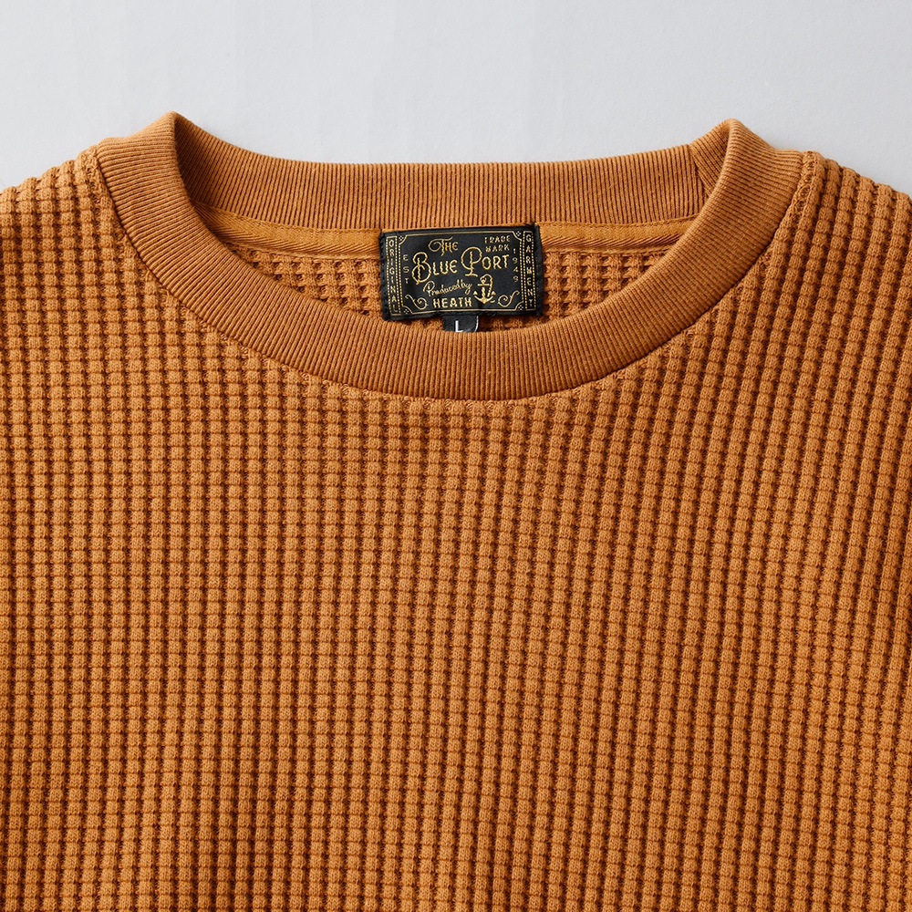 BLUEPORT（ブルーポート） ヘビーワッフル トレーナー