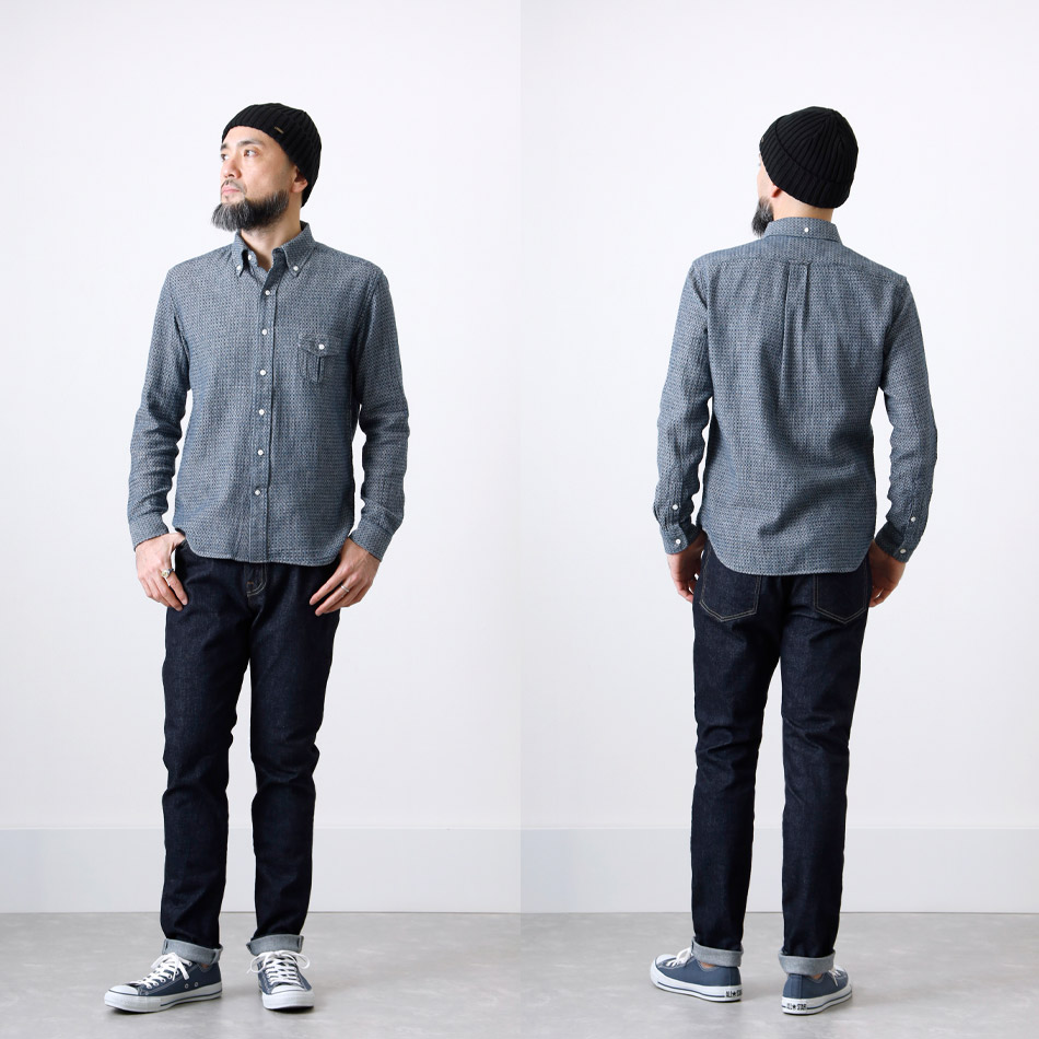 【graphzero】BUTTON DOWN SHIRT ボタンダウンシャツ