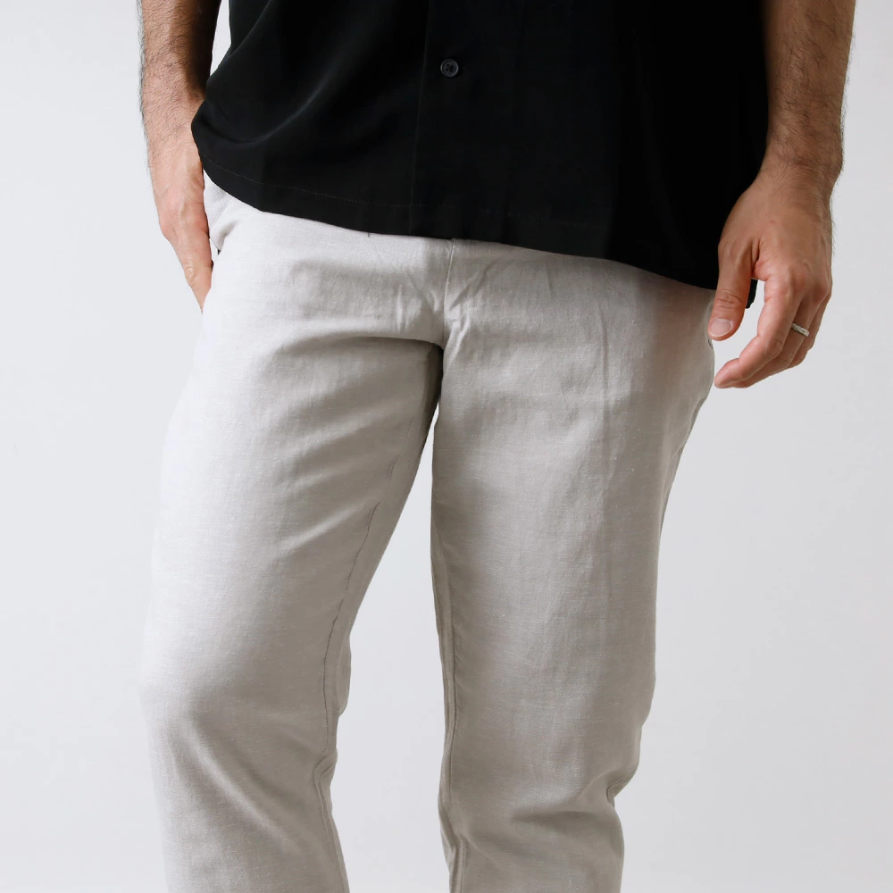 【30%OFF！ファミリーセール！】【SCOTCH&SODA】LINEN EASY PANTS リネンイージーパンツ