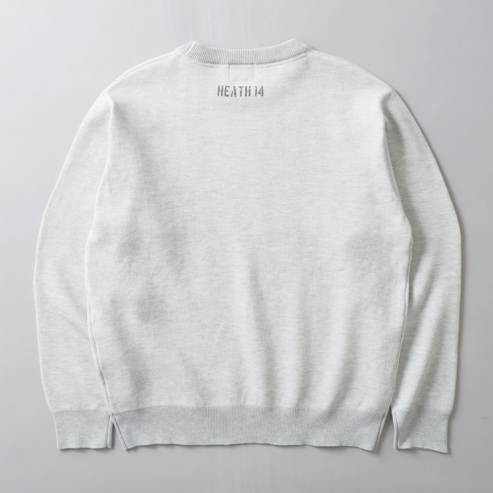 HEATH（ヒース）ステンシル 裏毛杢スウェット