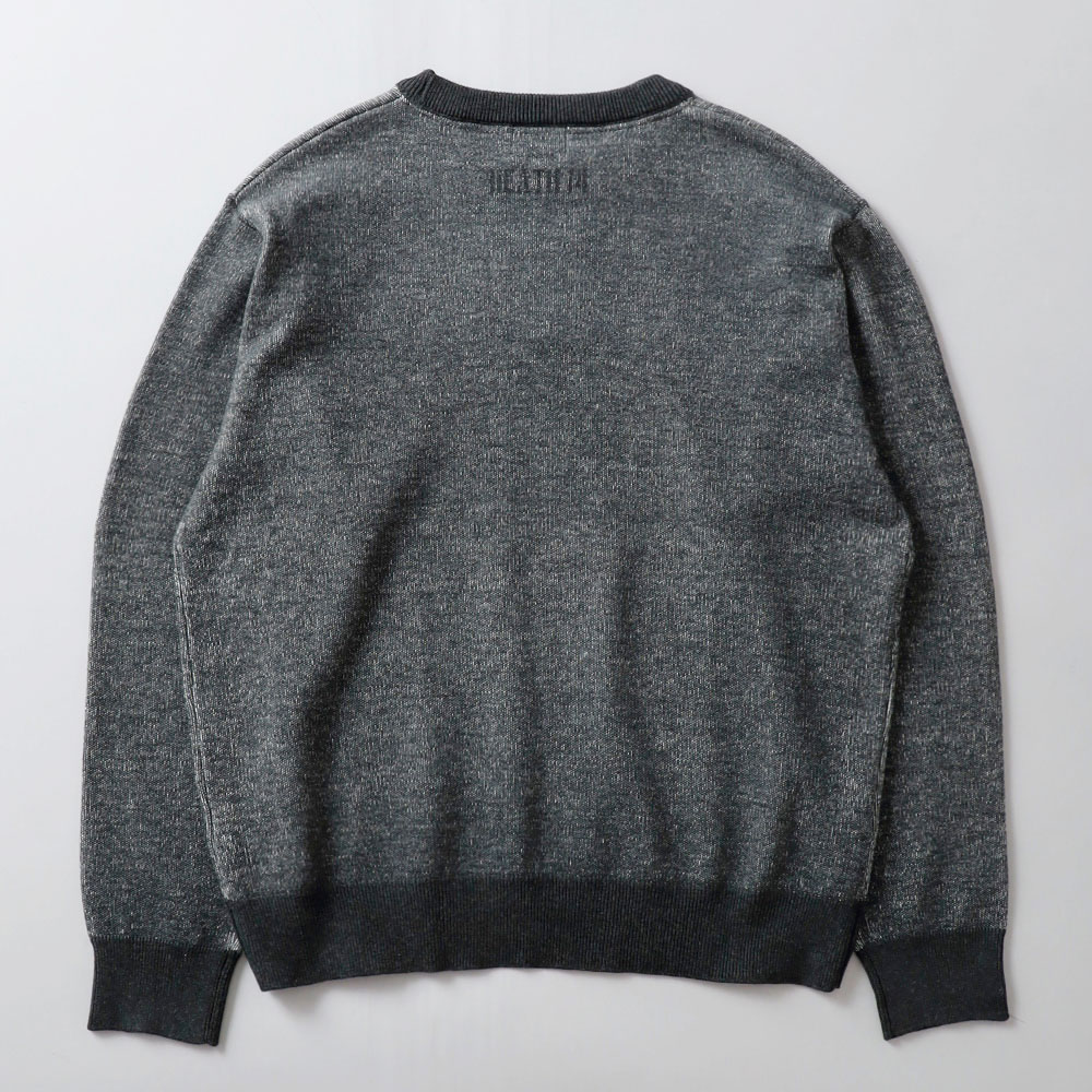 HEATH（ヒース）ステンシル 裏毛杢スウェット
