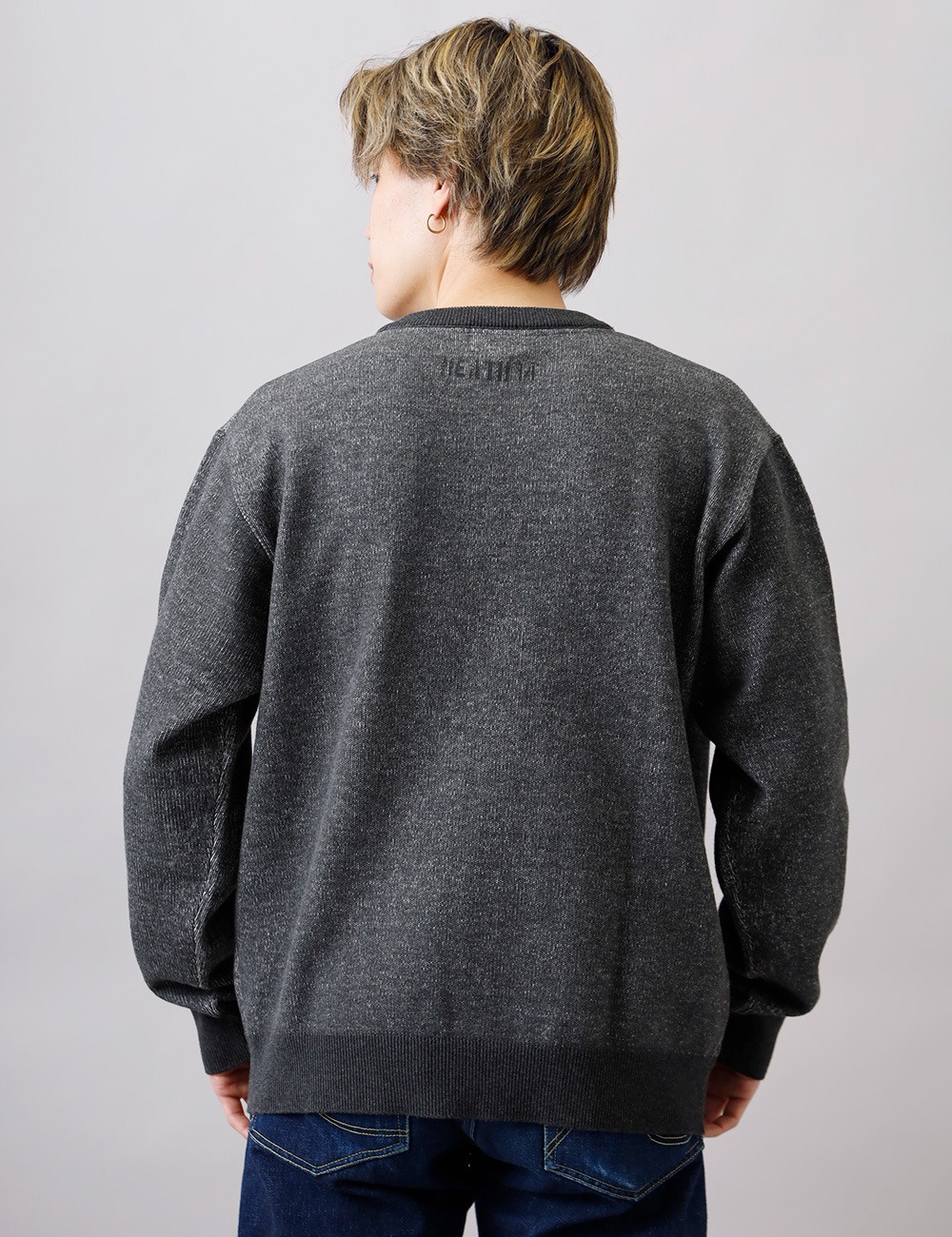 HEATH（ヒース）ステンシル 裏毛杢スウェット