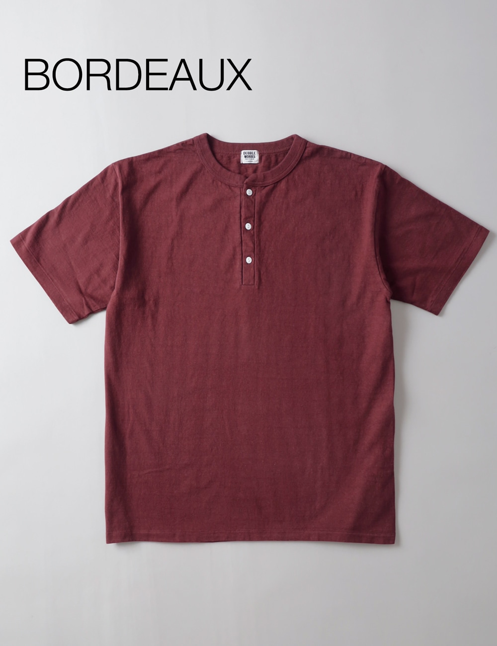 DUBBLE WORKS（ダブルワークス）FALLEN COTTON MID WEIGHT ヘンリー