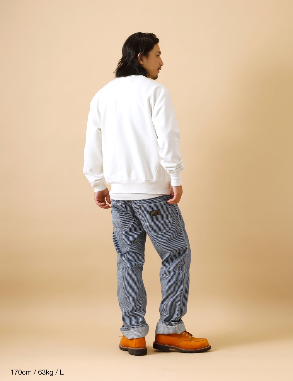 REMI RELIEF|SP加工裏毛 Crew neck