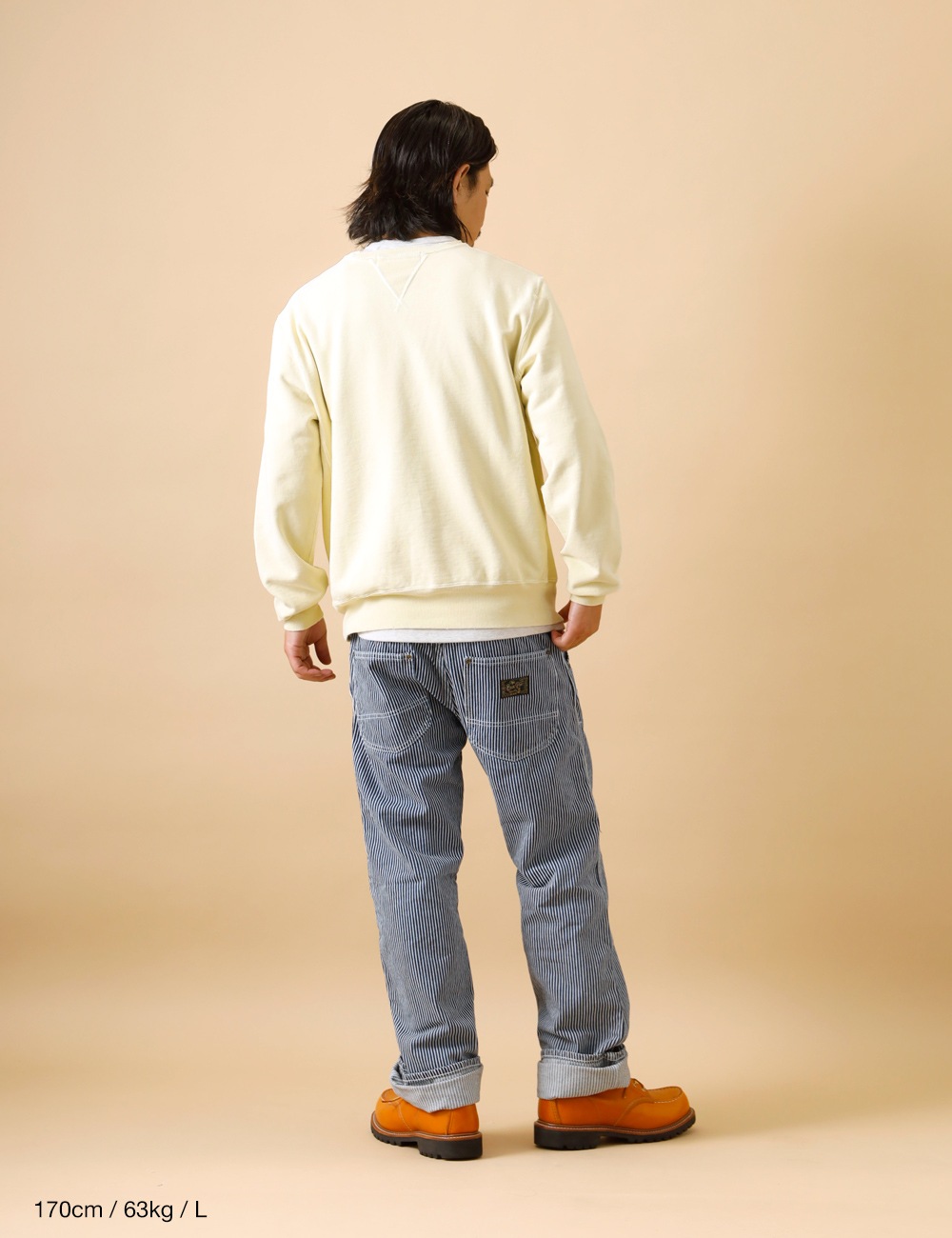 REMI RELIEF|SP加工裏毛 Crew neck