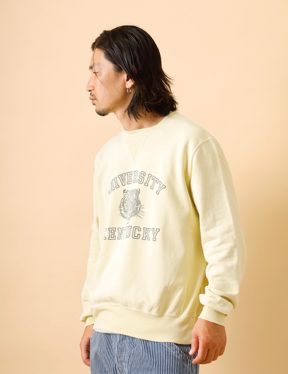 REMI RELIEF|SP加工裏毛 Crew neck