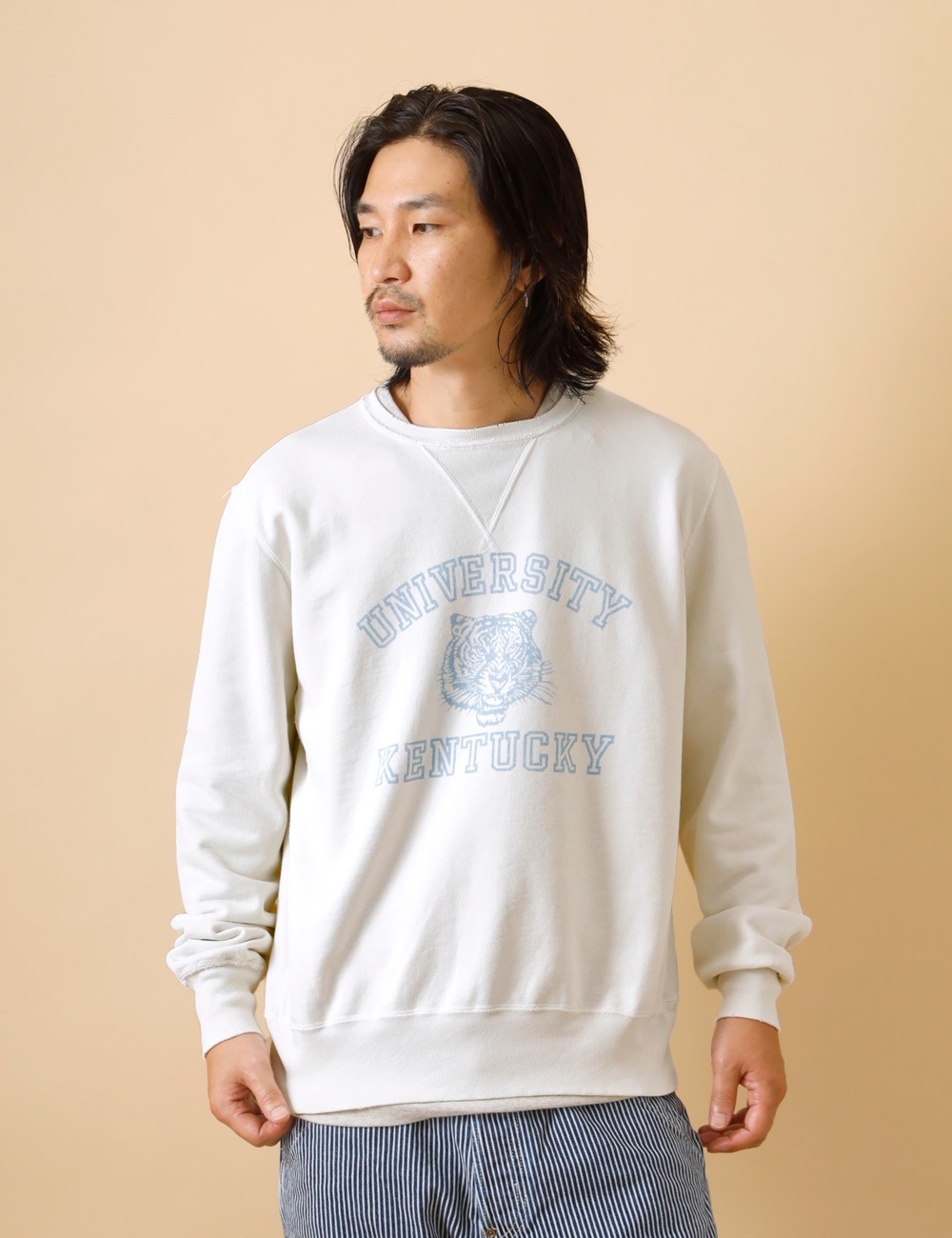 REMI RELIEF|SP加工裏毛 Crew neck