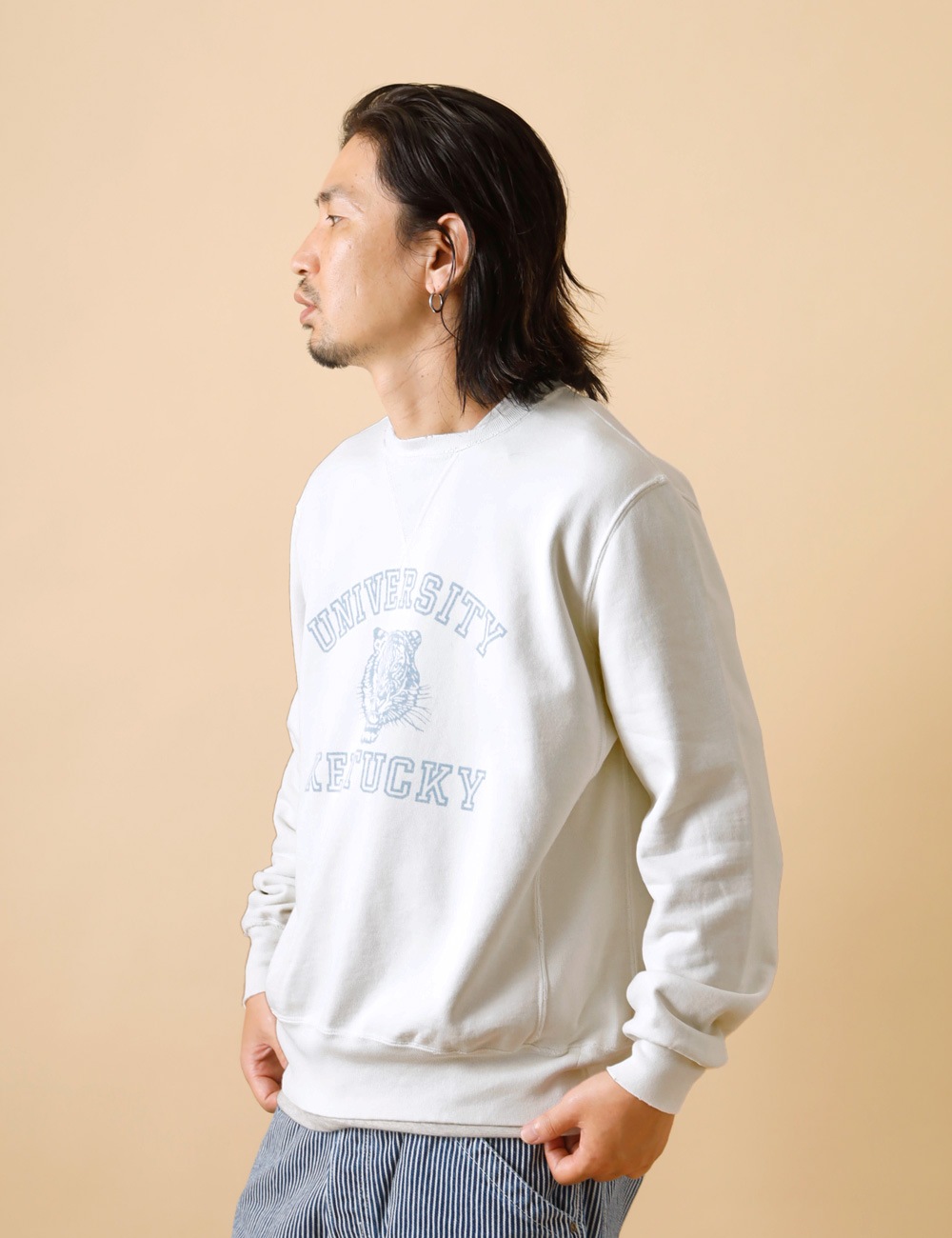 REMI RELIEF|SP加工裏毛 Crew neck