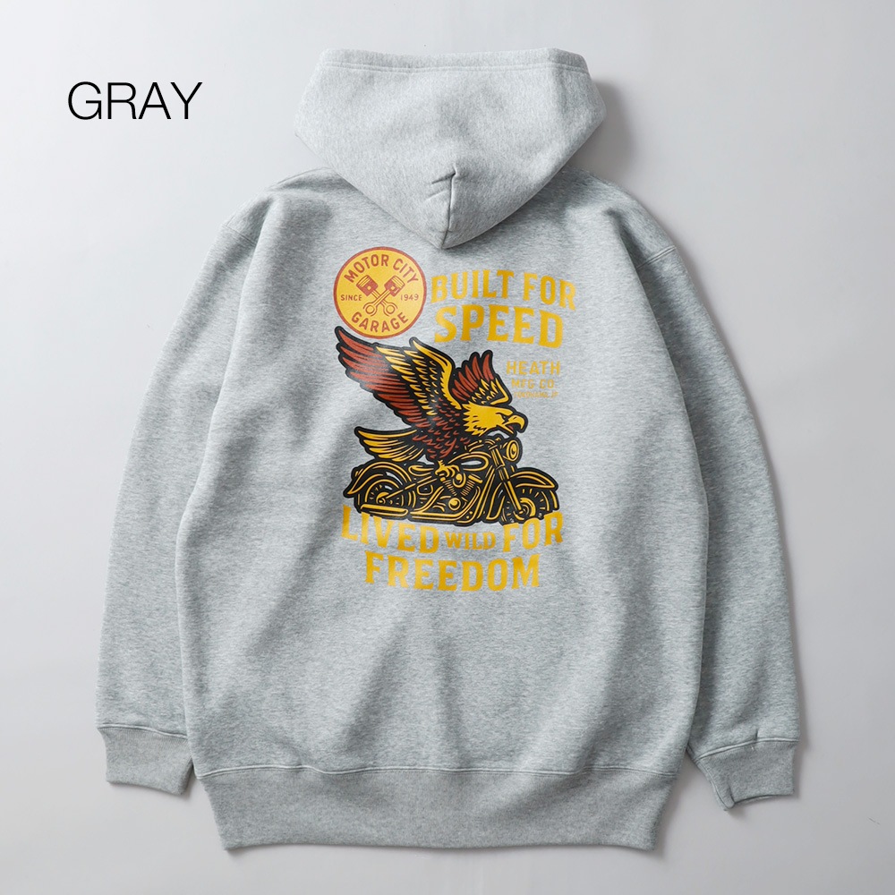 HEATH（ヒース）オリジナル 裏起毛ジップパーカー 