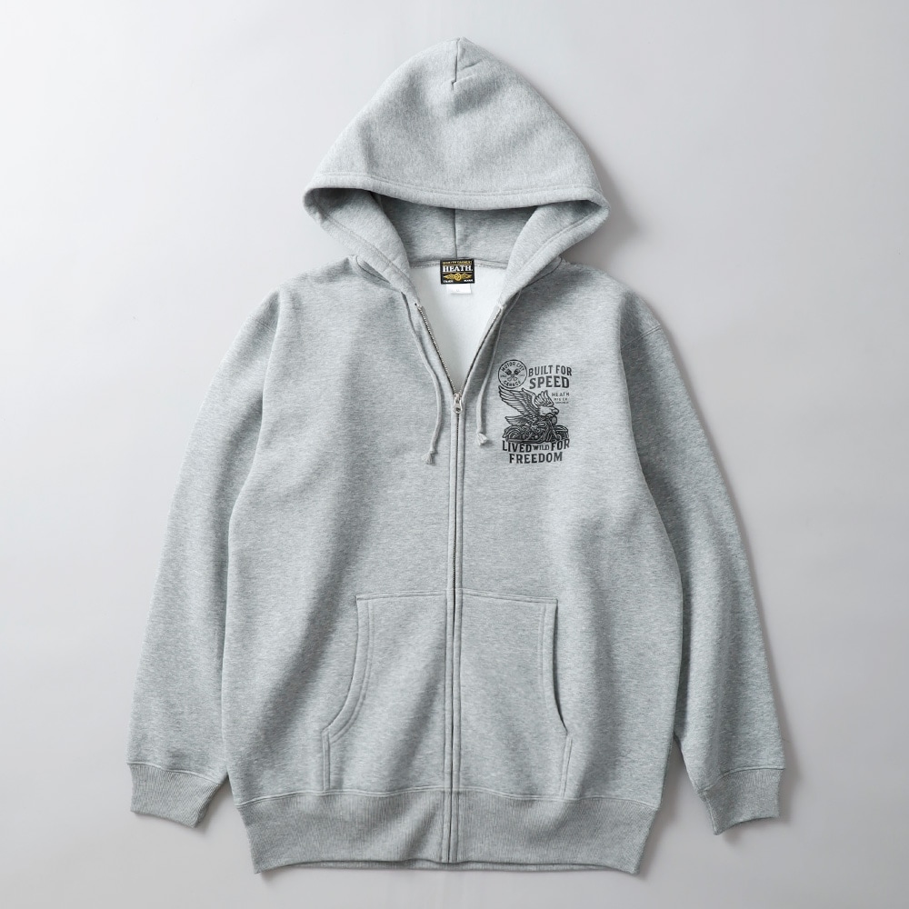 HEATH（ヒース）オリジナル 裏起毛ジップパーカー 