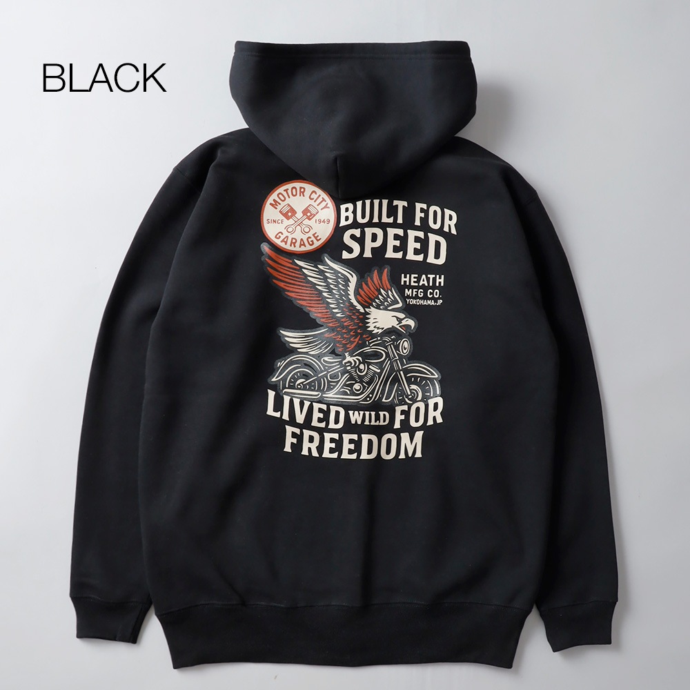 HEATH（ヒース）オリジナル 裏起毛ジップパーカー 