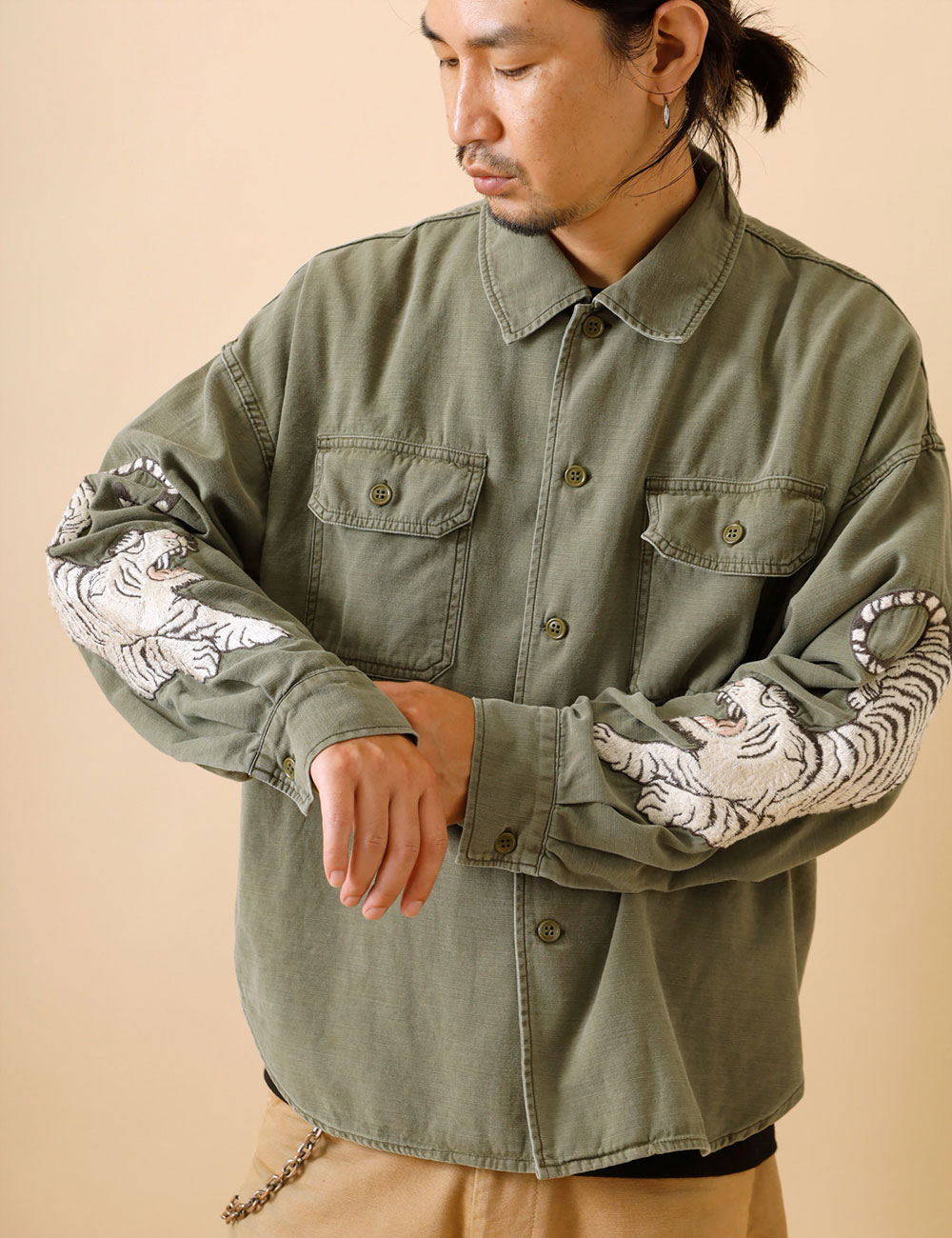 REMI RELIEF|Wide military shirt