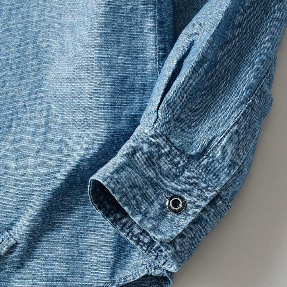 BLUEPORT マリンシャンブレーシャツ