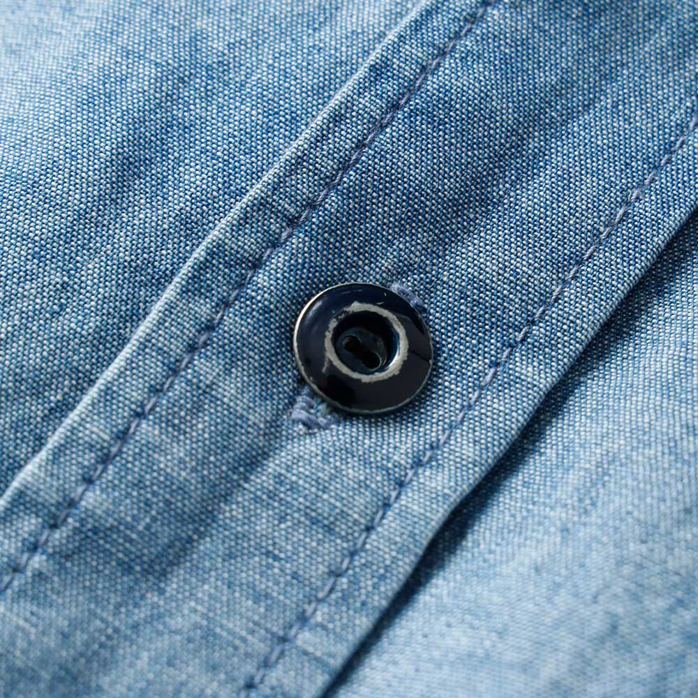 BLUEPORT マリンシャンブレーシャツ