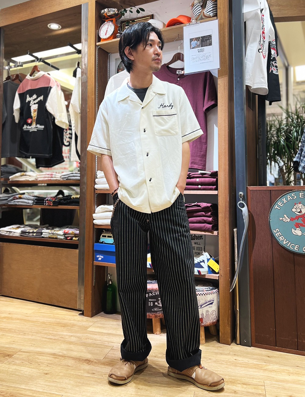 BLUE PORT ブラックウォバッシュ パンツ