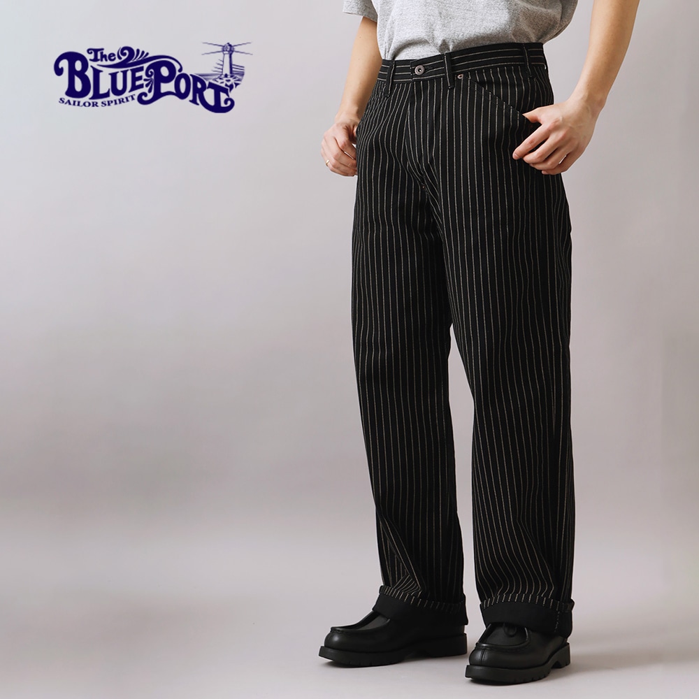 BLUE PORT ブラックウォバッシュ パンツ