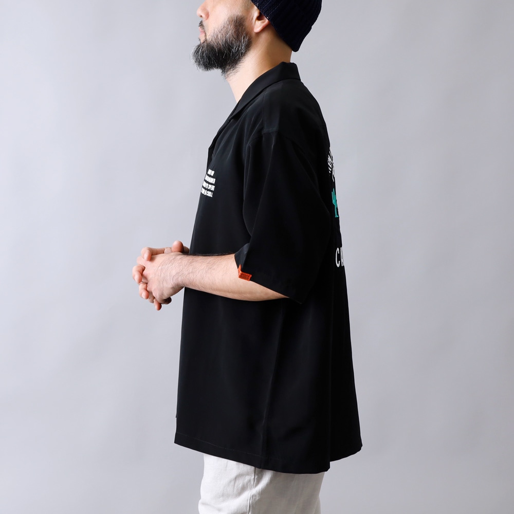 【HEATH】SILKY TOUCH EMBROIERY SHIRT シルキータッチ刺繍シャツ