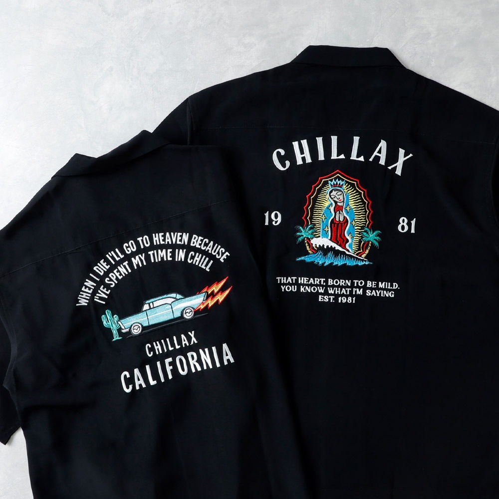 【HEATH】SILKY TOUCH EMBROIERY SHIRT シルキータッチ刺繍シャツ