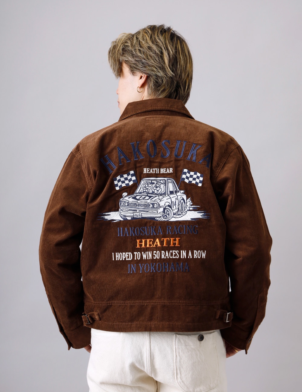 HEATH（ヒース）HAKOSUKA 50 WINS コーデュロイファーマーズジャケット