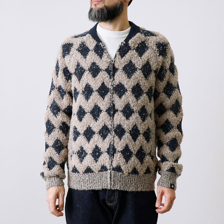 SCOTCH&SODA】JACQUARD BOMBER JACKETジャカードボンバー