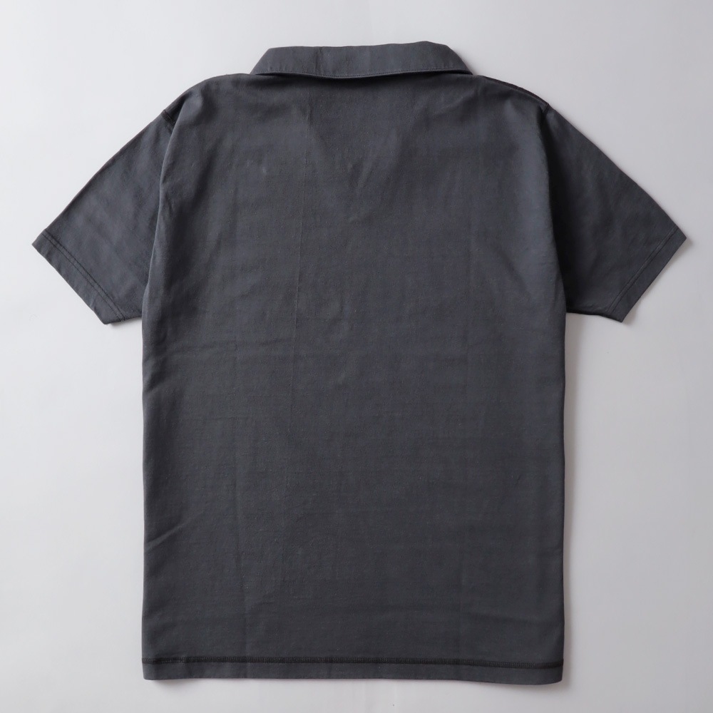 BARNS OUTFITTERS（バーンズ）スキッパーネックポロ Tシャツ