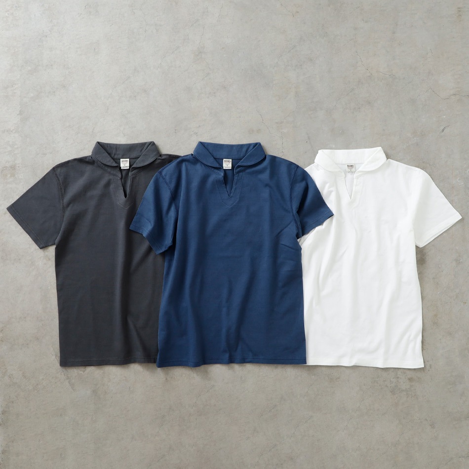 【BARNS】BR-7100 SKIPPER POLO-SHIRT
