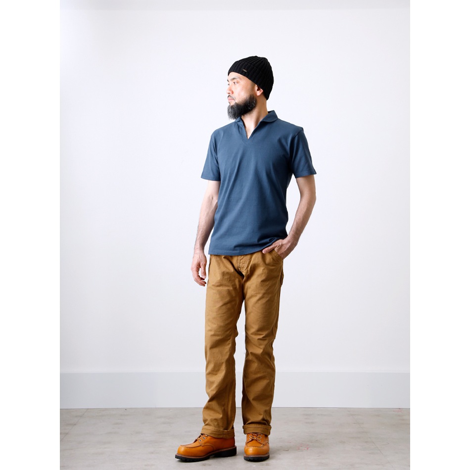 【BARNS】BR-7100 SKIPPER POLO-SHIRT