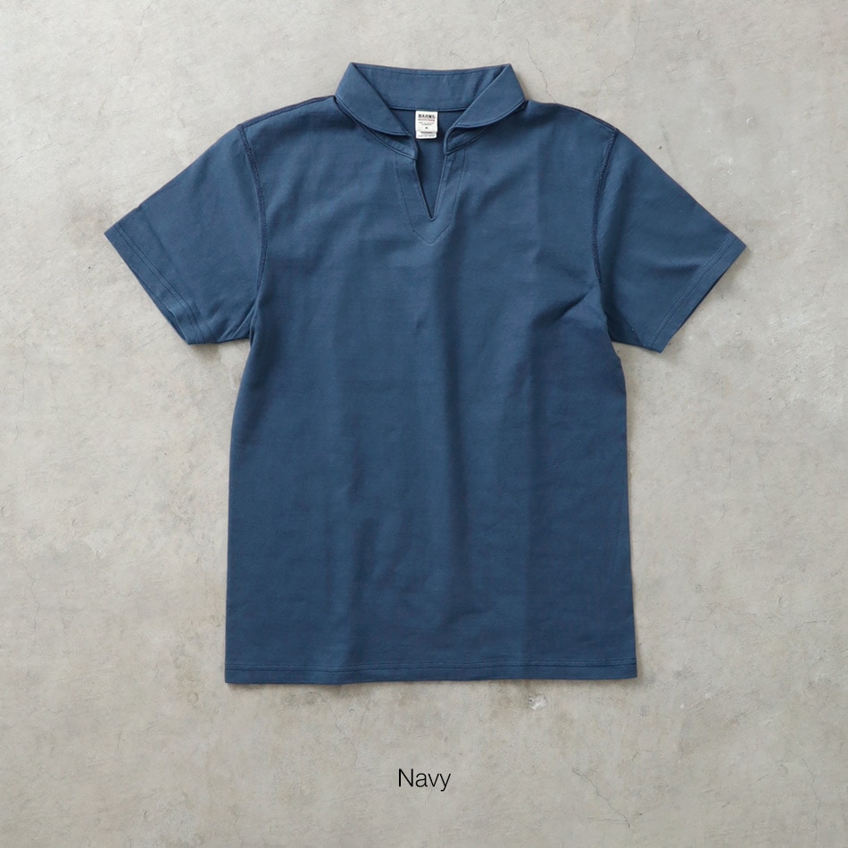 BARNS】BR-7100 SKIPPER POLO-SHIRT｜アメカジファッション通販サイト
