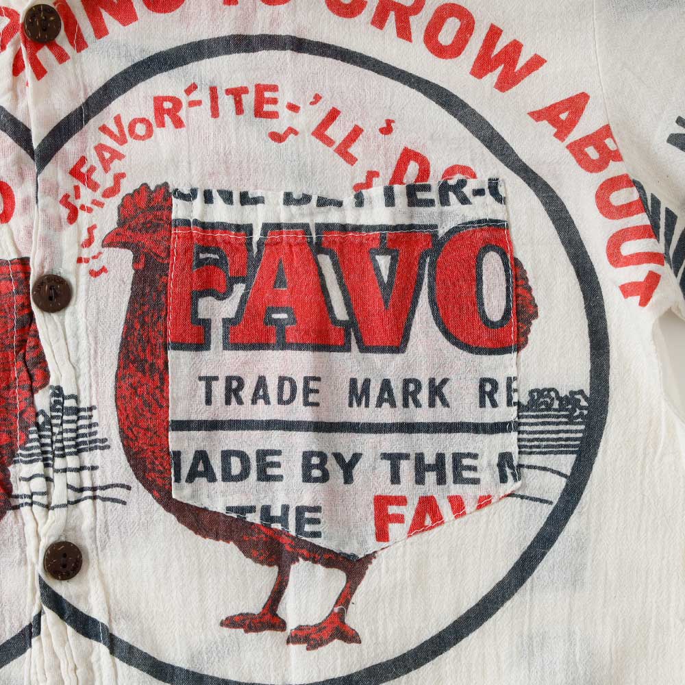 【IMPORT】AMERICAN FEED SACK SHIRT アメリカンフィードサックシャツ