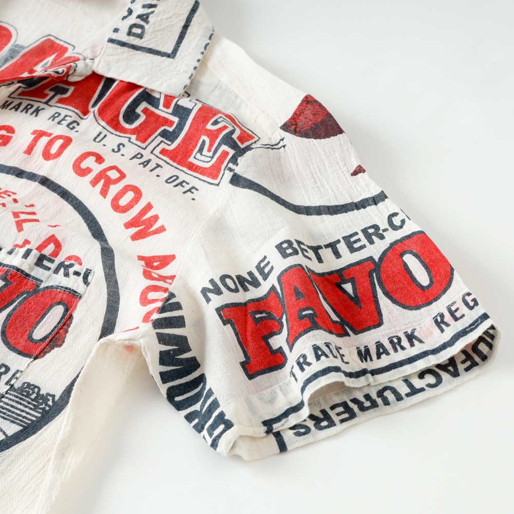 【IMPORT】AMERICAN FEED SACK SHIRT アメリカンフィードサックシャツ