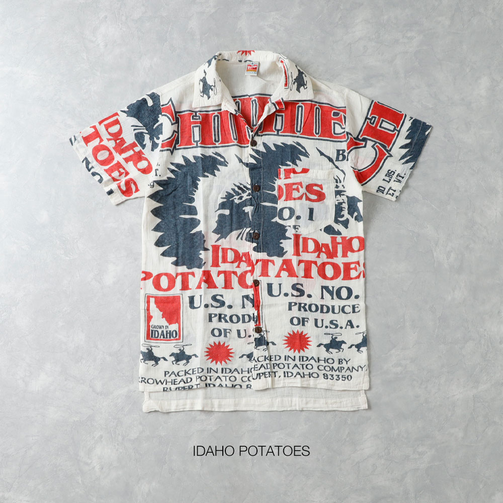 【IMPORT】AMERICAN FEED SACK SHIRT アメリカンフィードサックシャツ