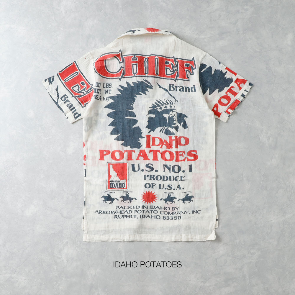 【IMPORT】AMERICAN FEED SACK SHIRT アメリカンフィードサックシャツ