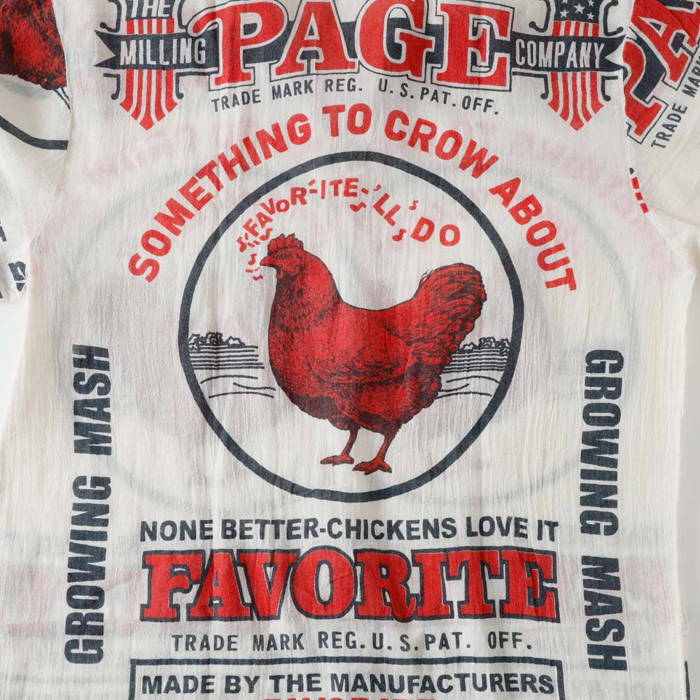 【IMPORT】AMERICAN FEED SACK SHIRT アメリカンフィードサックシャツ