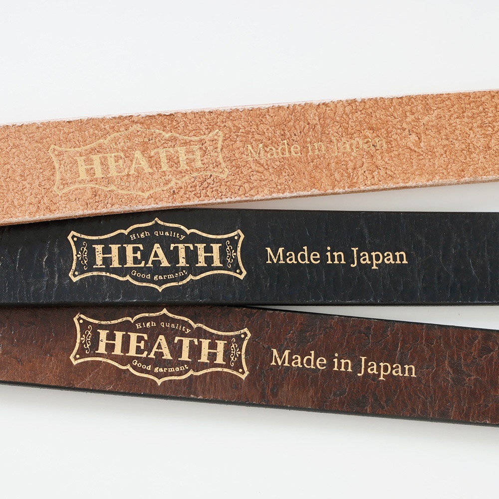 【HEATH】42mm BENZ LEATHER WIDE BELT べンズレザー ワイドベルト