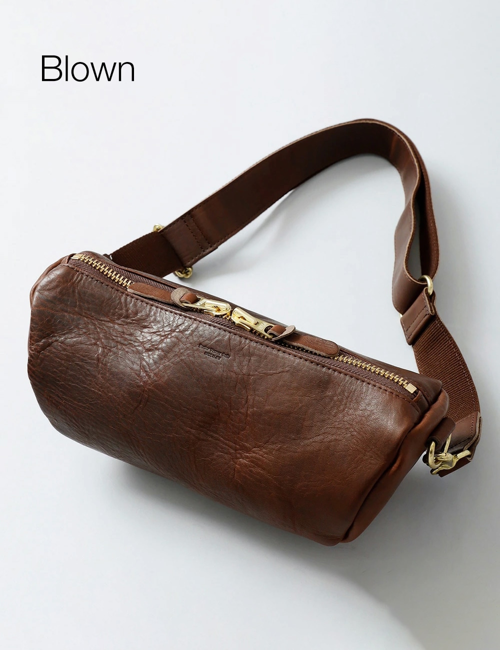Butler Verner Sails｜OILED COWHIDE SHOULDER BAG “Himeji Leather