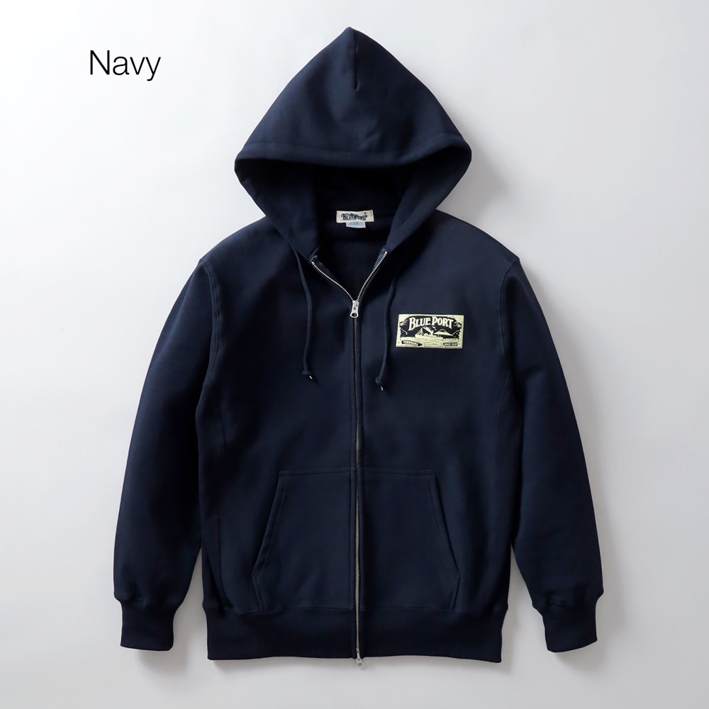 BLUEPORT(ブルーポート)オリジナルヘビーウェイトジップパーカー