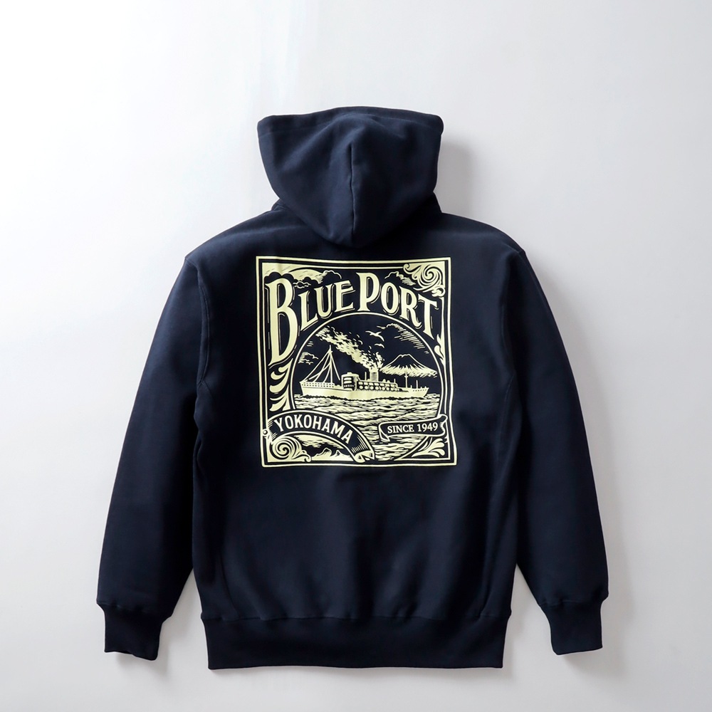 BLUEPORT(ブルーポート)オリジナルヘビーウェイトジップパーカー