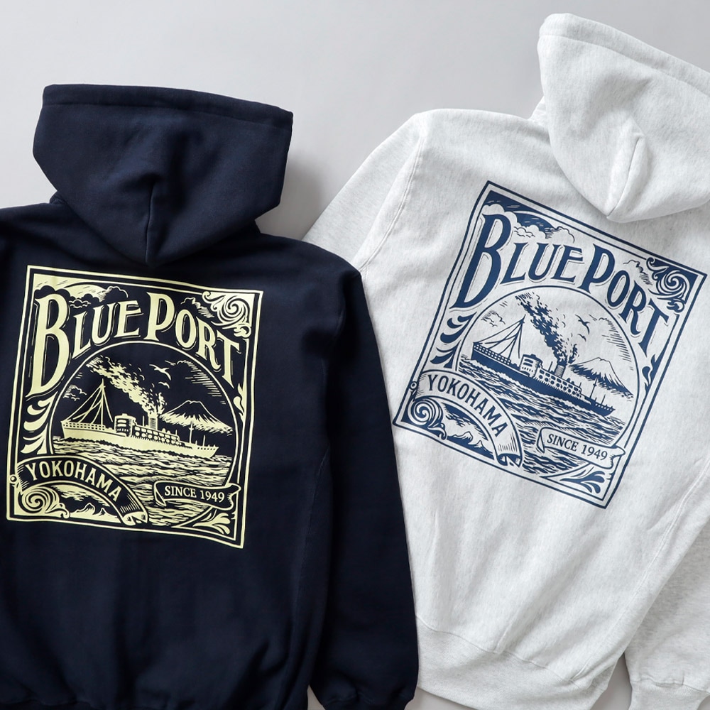 BLUEPORT(ブルーポート)オリジナルヘビーウェイトジップパーカー
