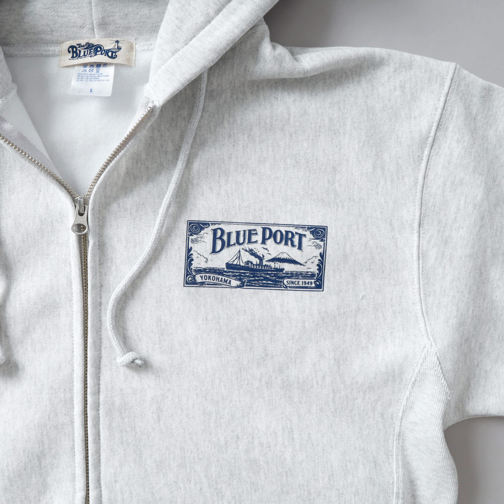 BLUEPORT(ブルーポート)オリジナルヘビーウェイトジップパーカー