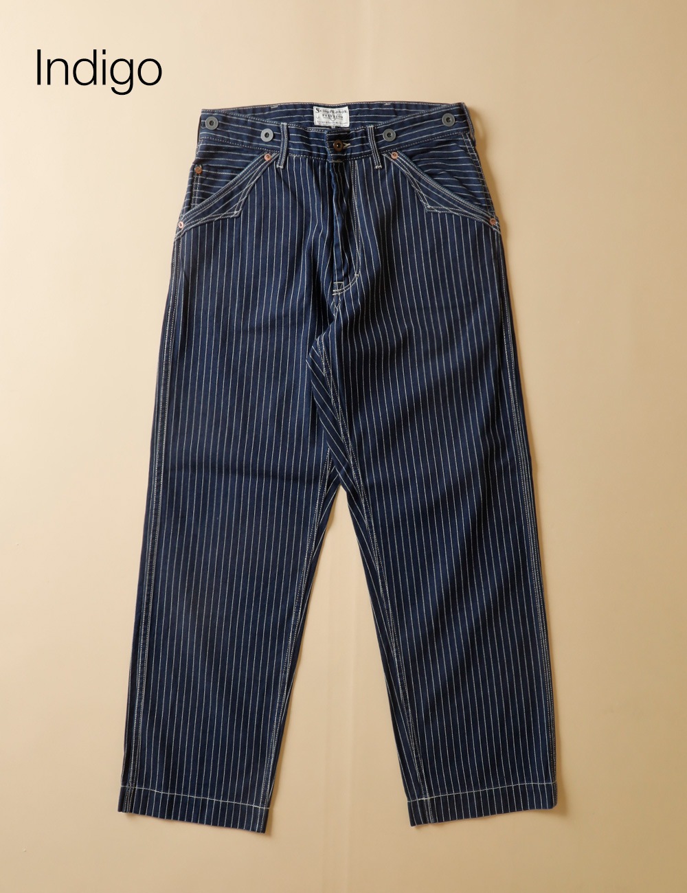 革蛸　デニム生地　看板タペストリー　フラッグ Schott｜Old Hickory Denim Pants | HEATH.