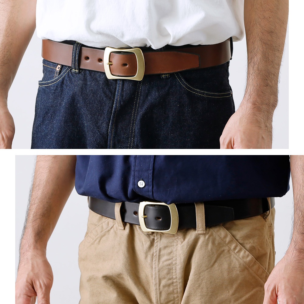 【HEATH】40mm BENZ LEATHER SEMI WIDE BELT べンズレザー セミワイドベルト