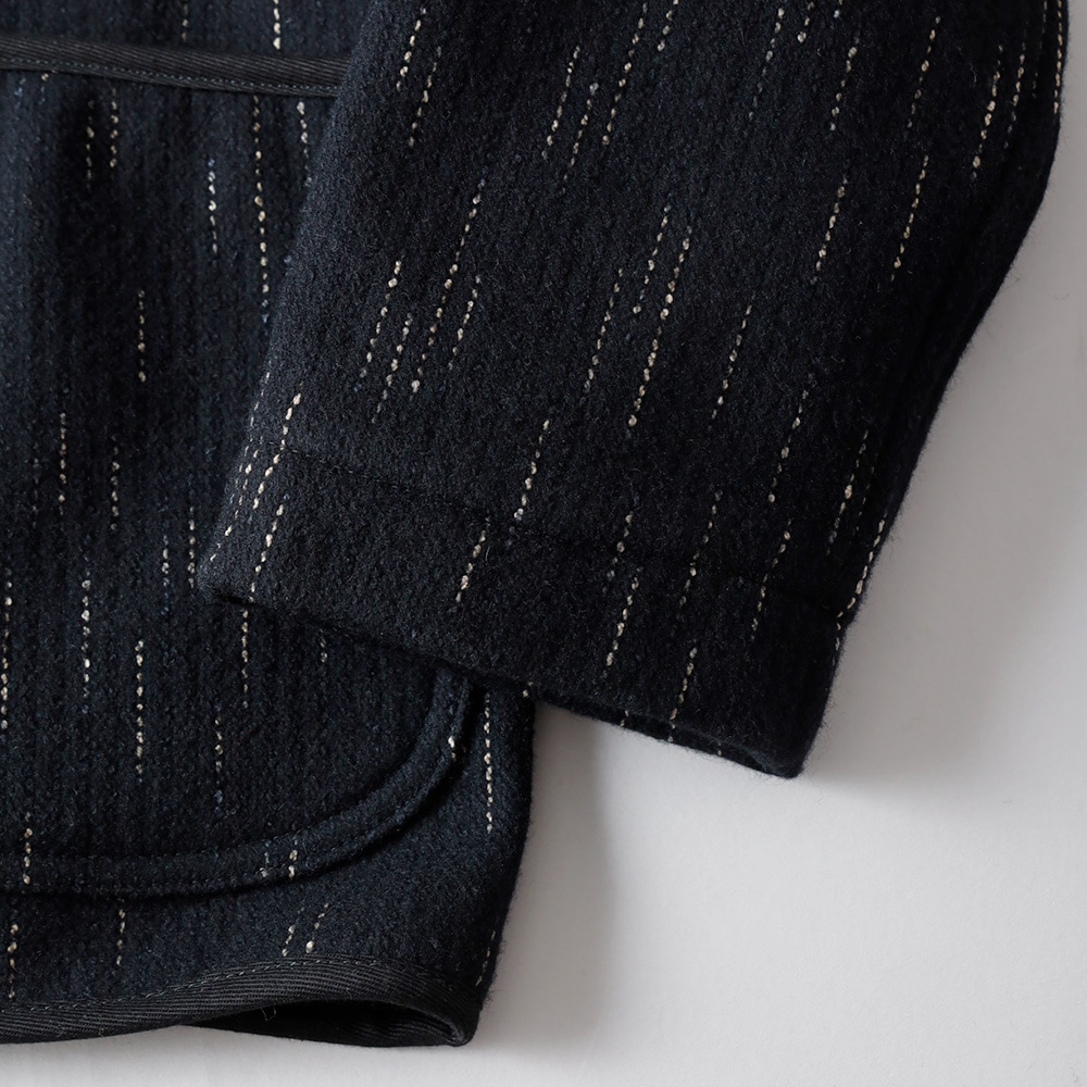 【10%OFF!ファミリーセール!】STUDIO D’ARTISAN(ステュディオ・ダ・ルチザン)絣染ビーチクロスジャケット 4616