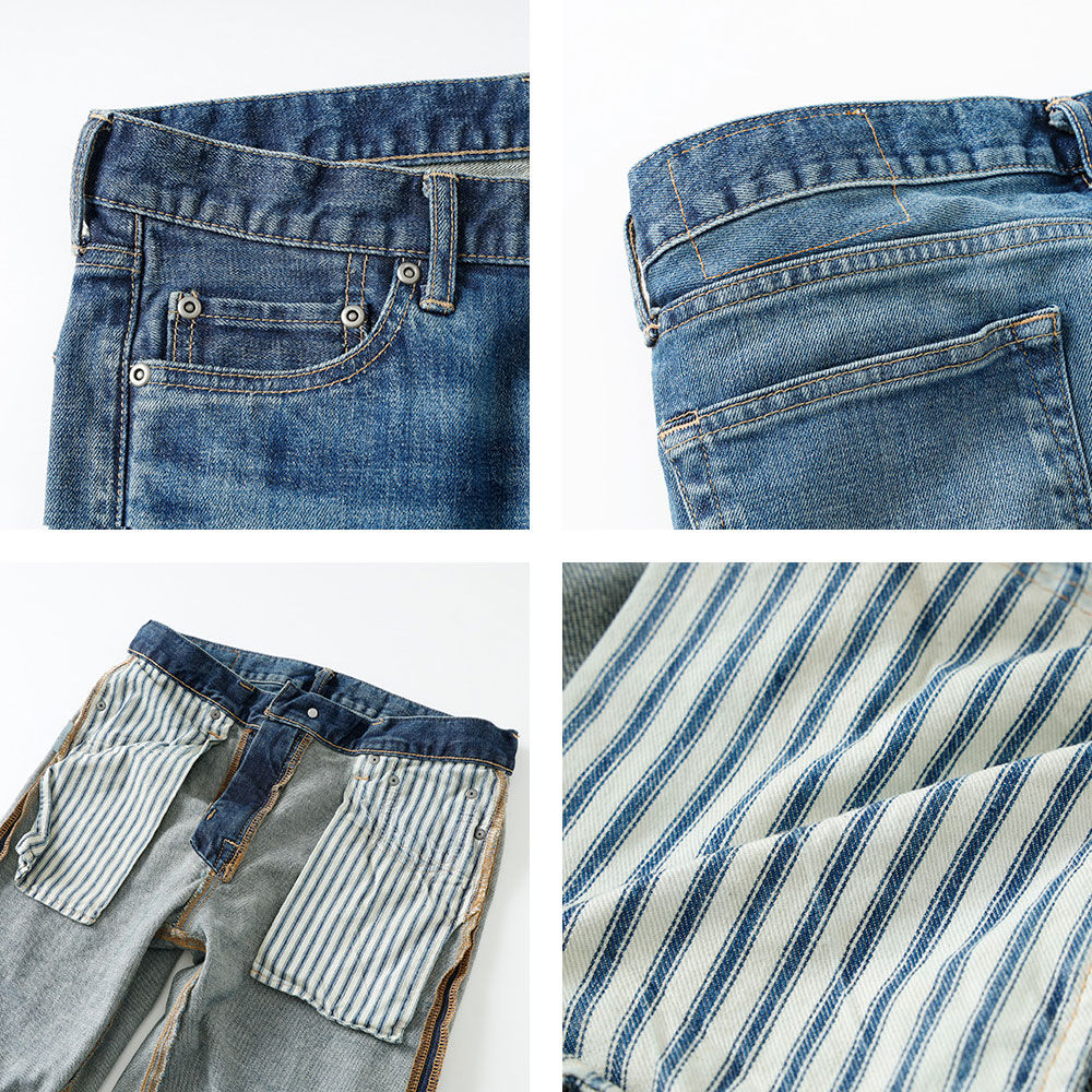 20%OFF【横濱デニム】STRETCH TAPERED JEANSストレッチテーパードジーンズ