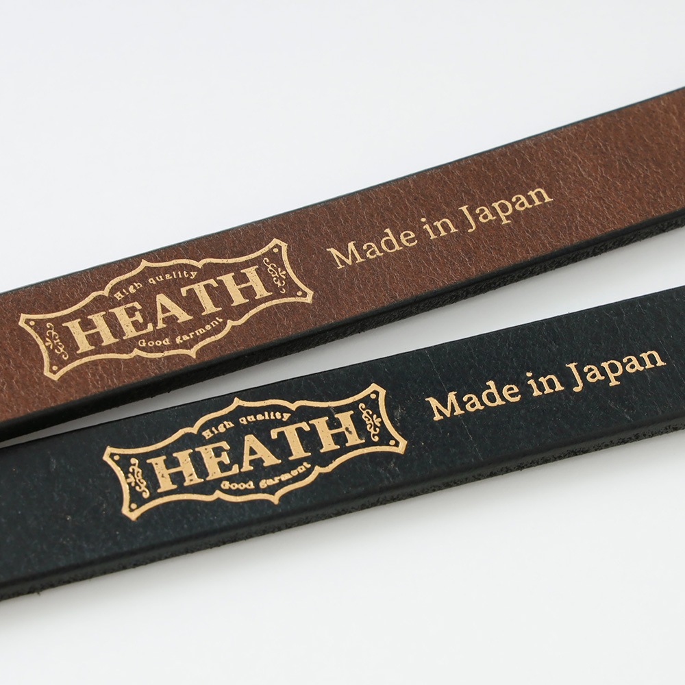 【HEATH】27mm BENZ LEATHER NARROW BELT べンズレザー ナローベルト