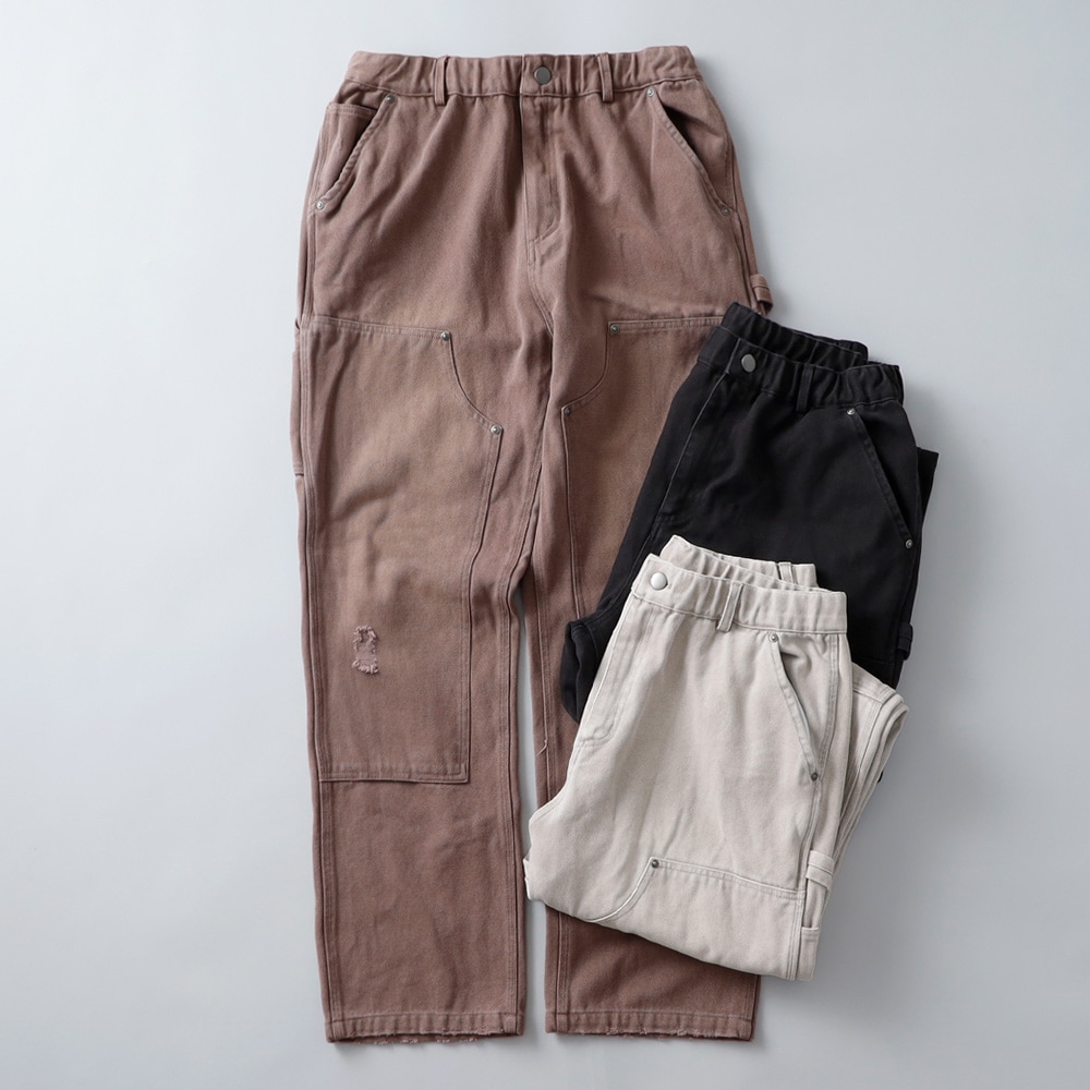 10%OFF!ファミリーSALE!<1月1日 0時から!>◆BLUE PORT(ブルーポート)ダックダブルニーパンツ