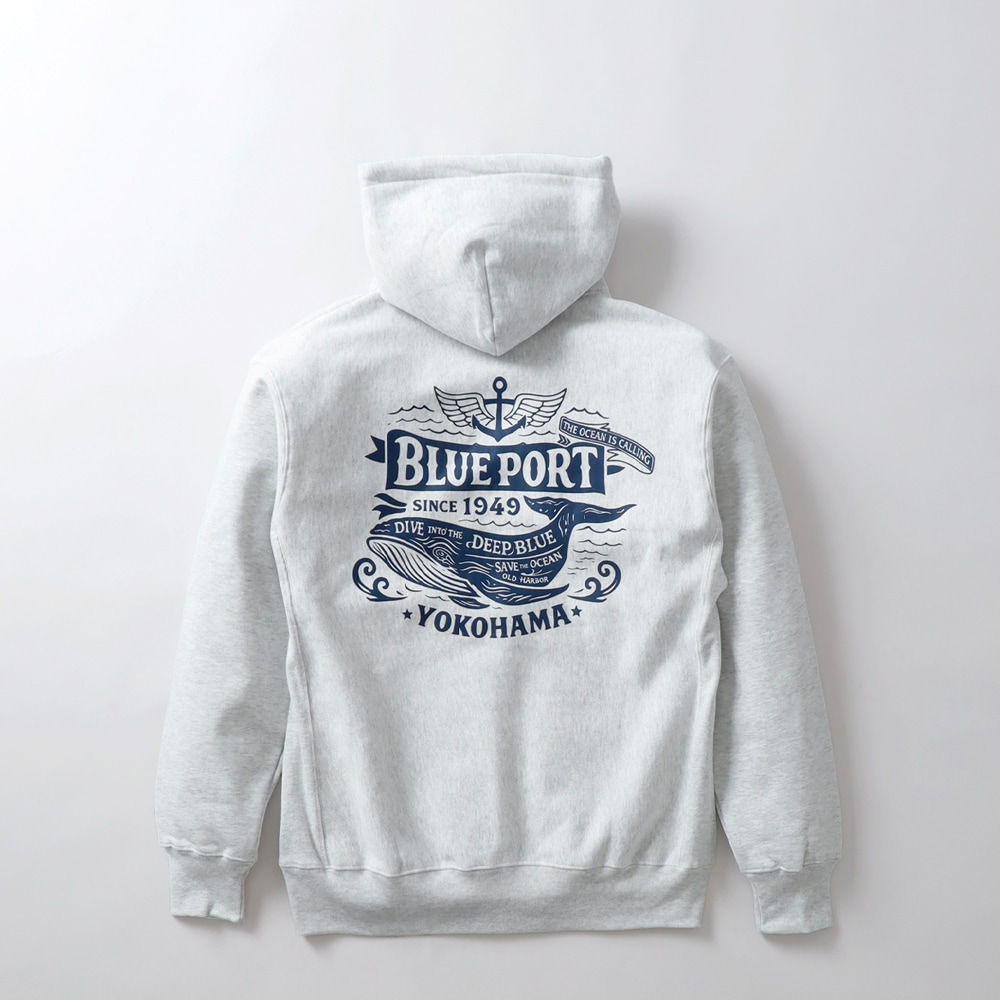 BLUEPORT（ブルーポート）オリジナルヘビーウェイトジップパーカー 